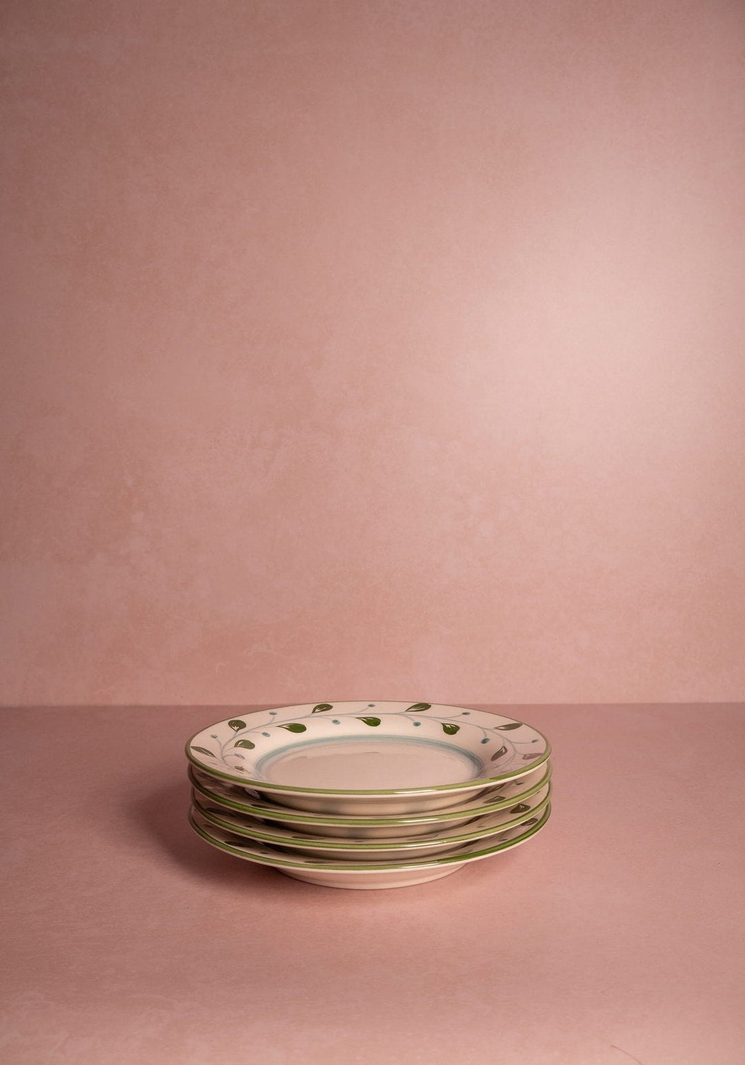 Cordelia Side Plate, Green Set of 4