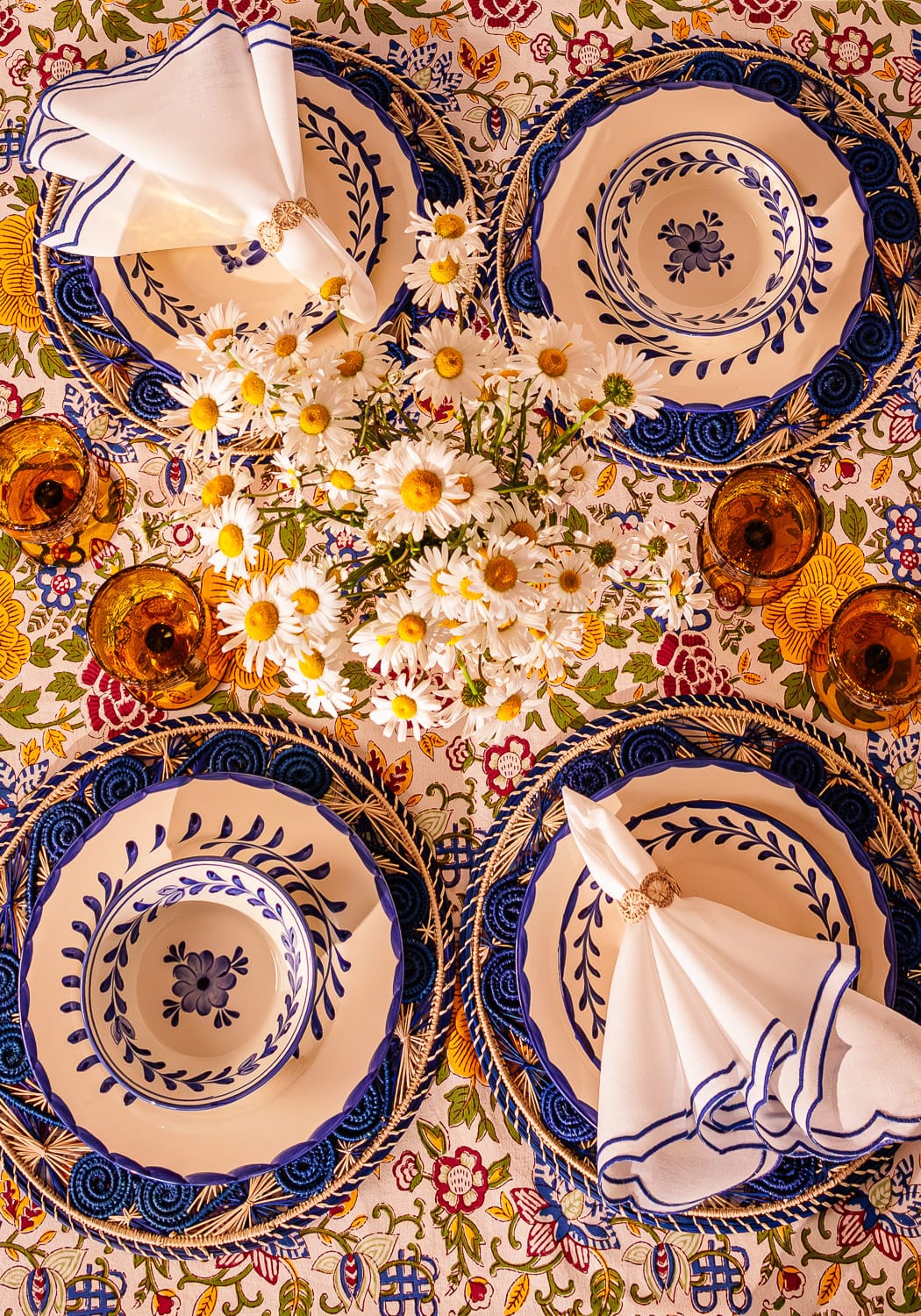 Pandora Side Plate, Cobalt Blue Set of 4