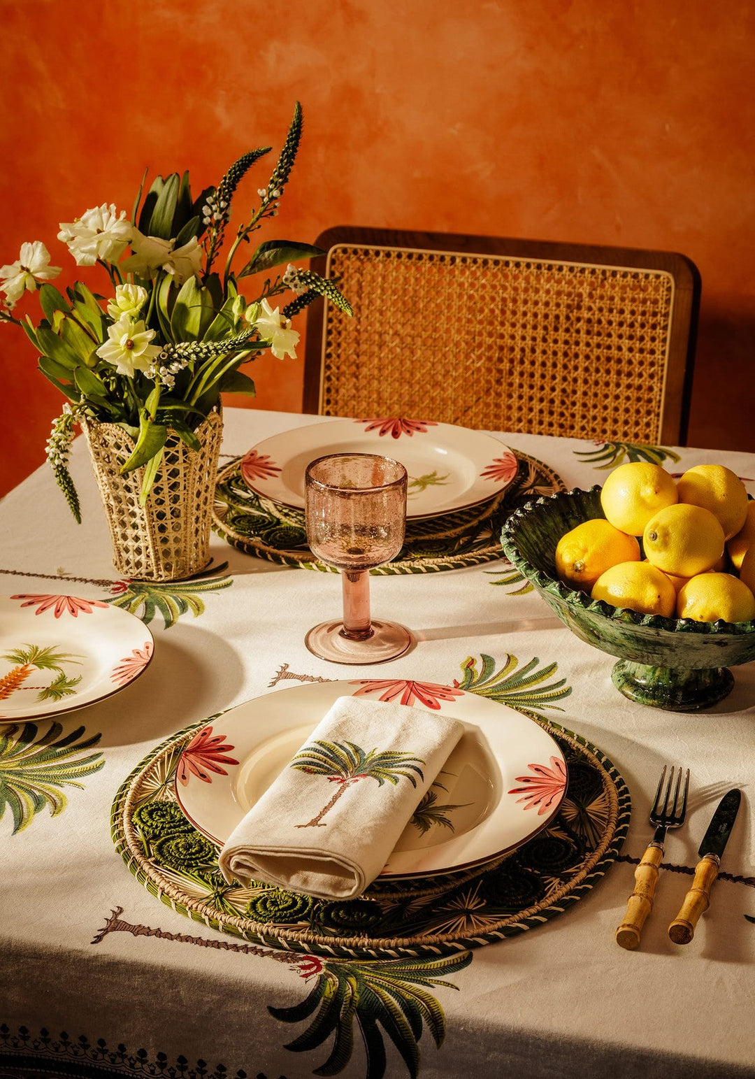 Palm Tree Tablecloth - I Dream of Genie