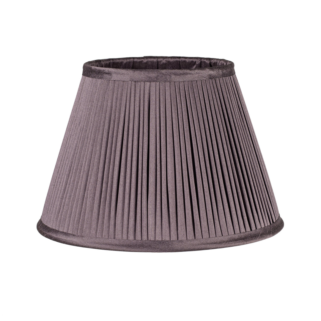 Aubergine Pleated Lampshade