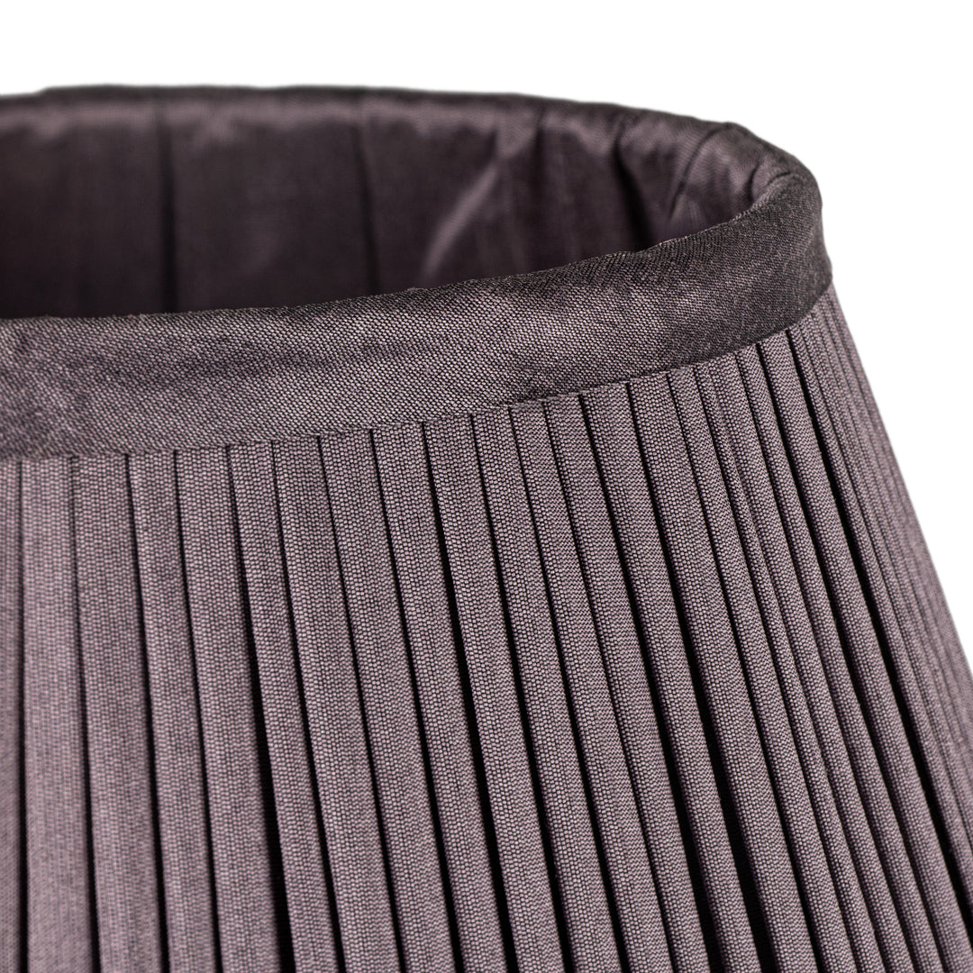 Aubergine Pleated Lampshade