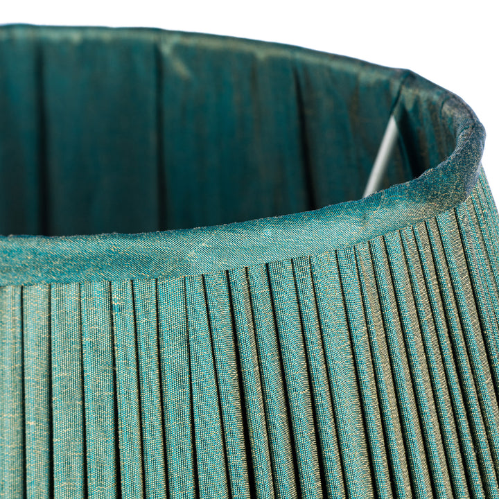 Fern Green Pleated Lampshade