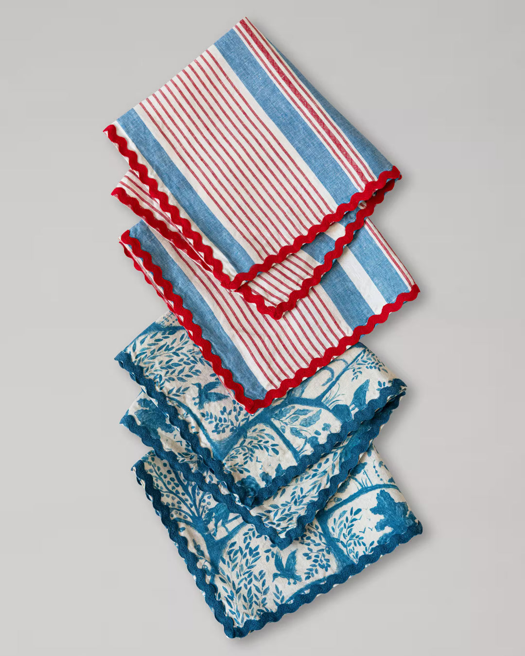 The Enchanted Woodland Dusk Blue Napkins - Pair