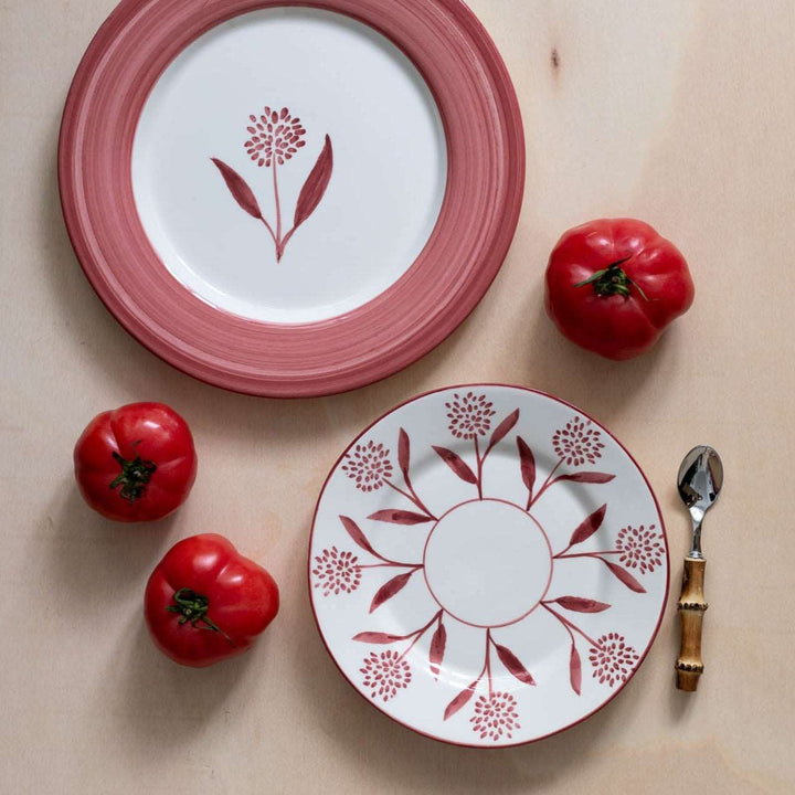 Cora Hand-Painted Ceramic Dessert Plate
