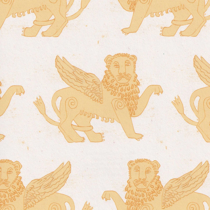 Winged Lions Wallpaper