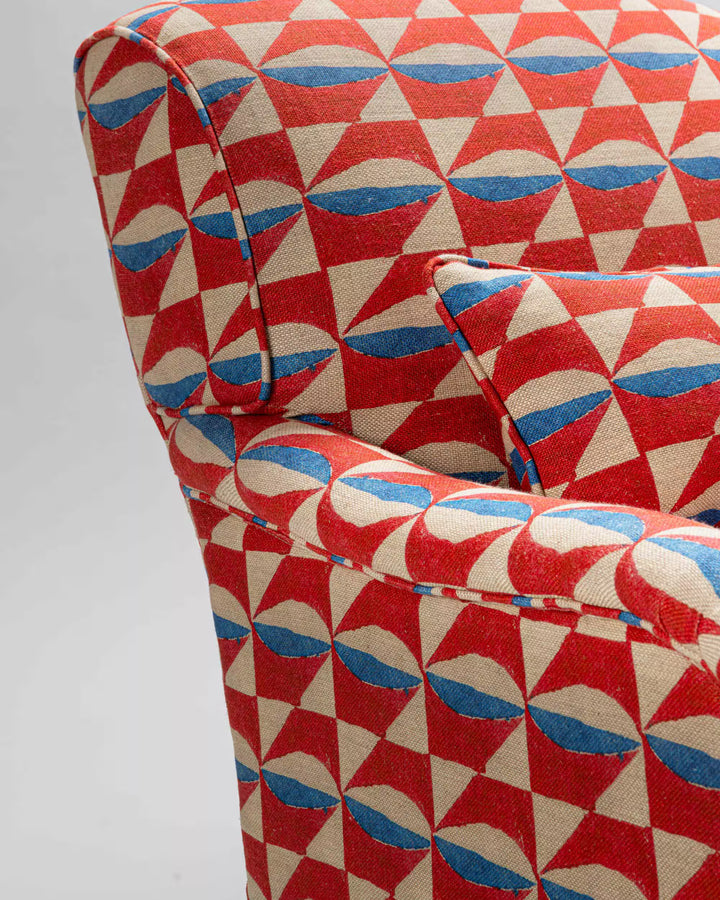 Winston Chair - Stove Tile Fabric