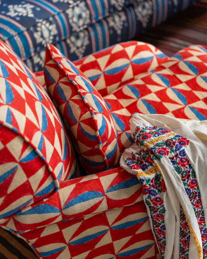 Winston Chair - Stove Tile Fabric