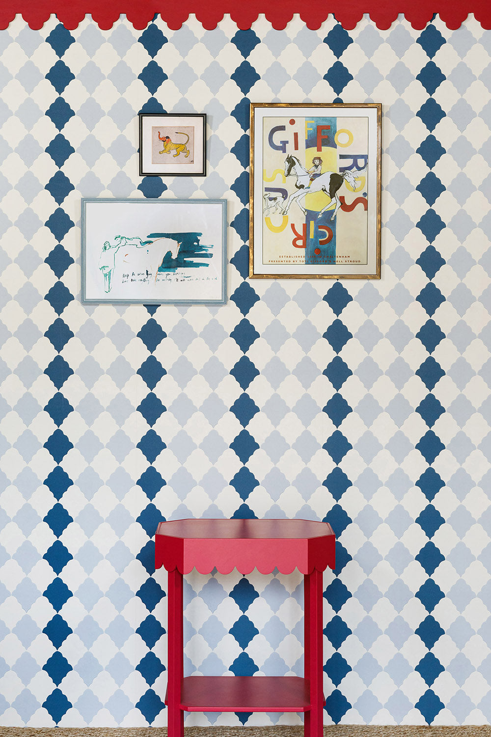 Quilted Harlequin Wallpaper by Barneby Gates