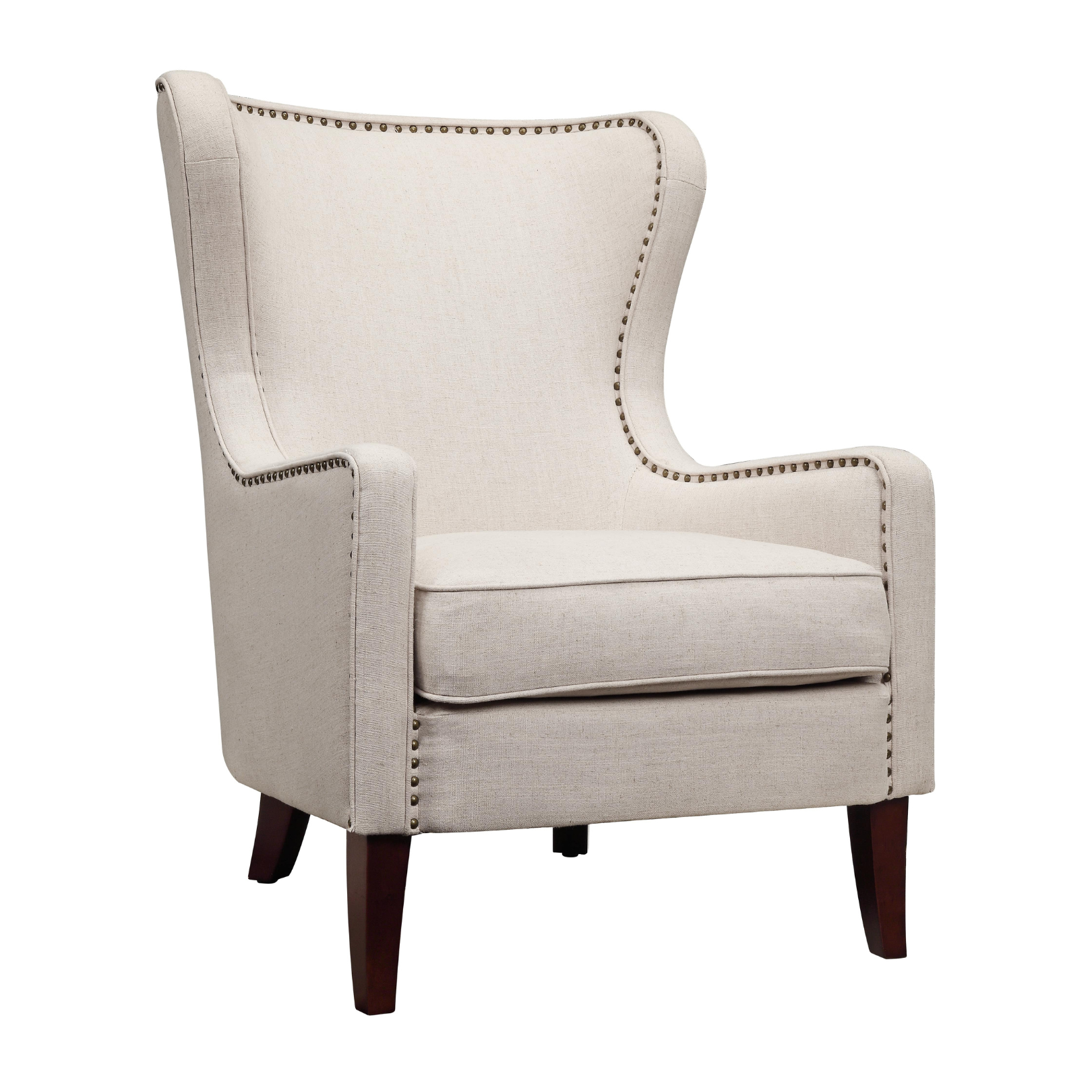 Orson Natural Linen Armchair | Designer Armchairs - Decoralist