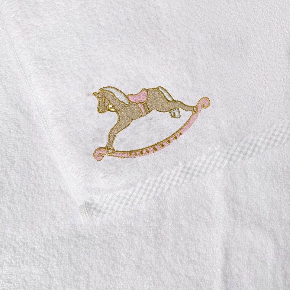 Pink Rocking Horse Towel Collection