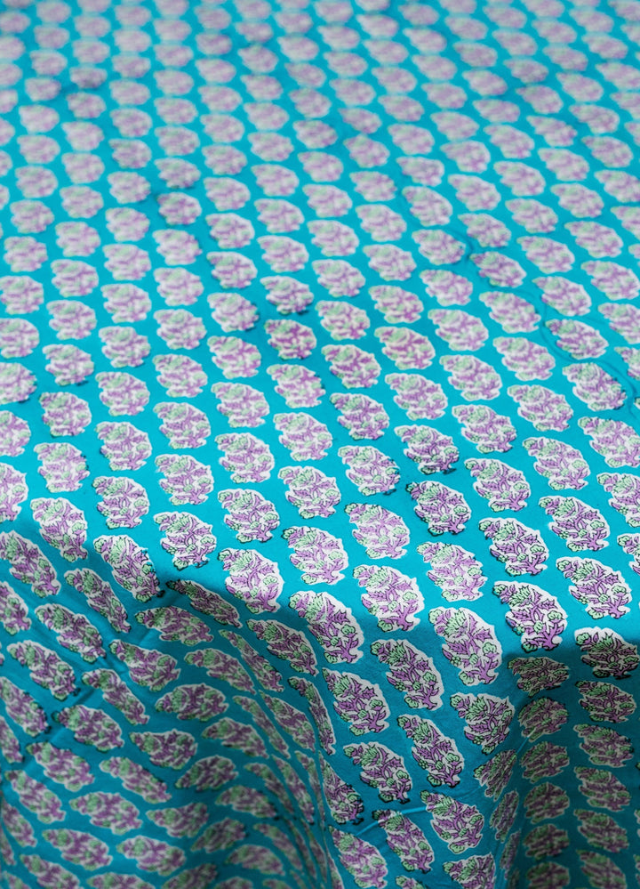 Mimi Blue Paisley Tablecloth