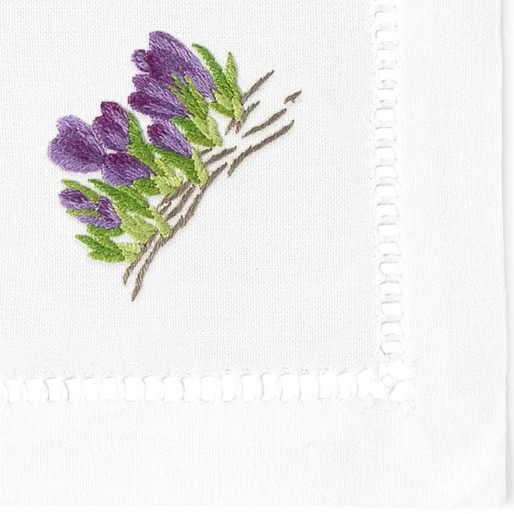 Easter Embroidered Cocktail Napkins