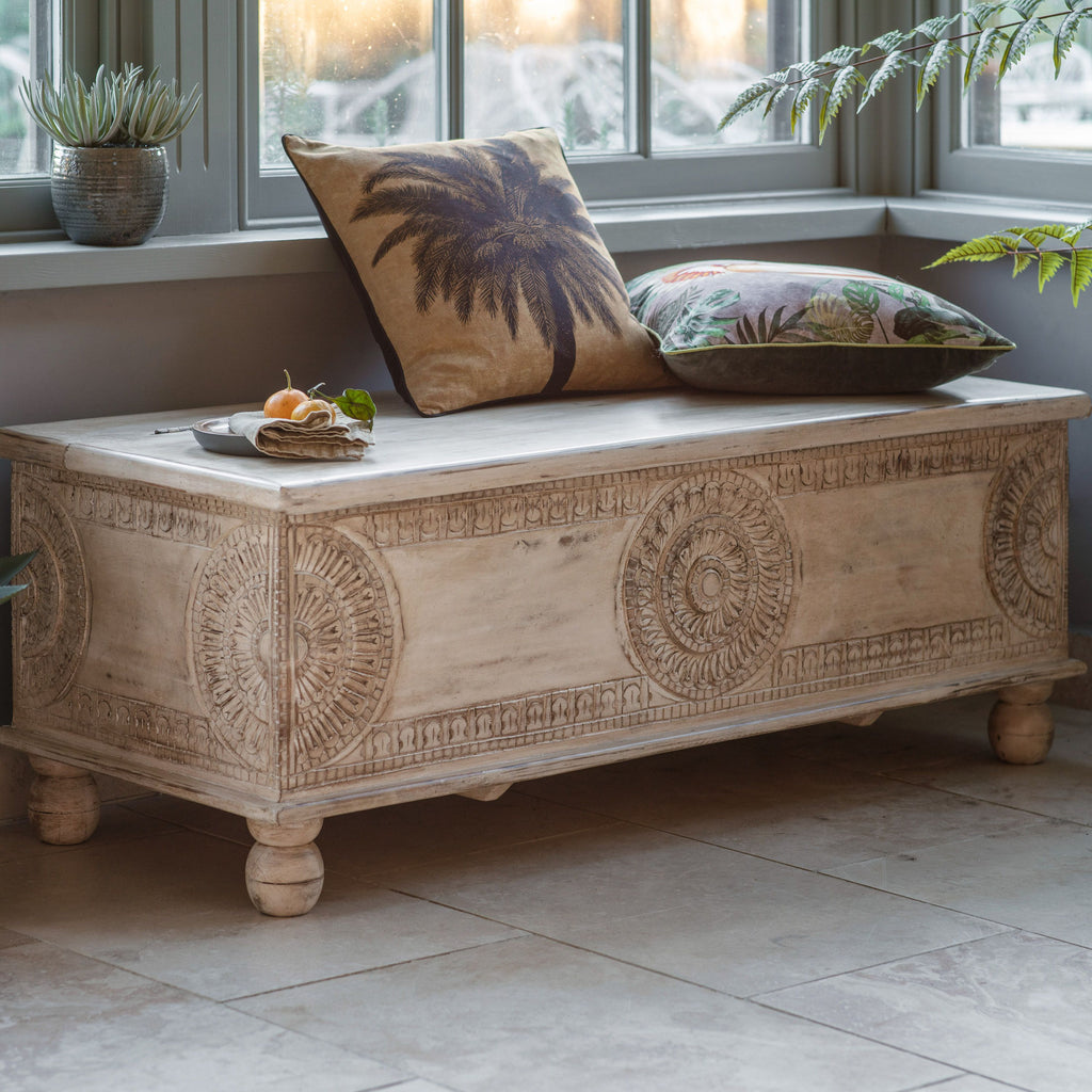 Casablanca Wooden Storage Bench
