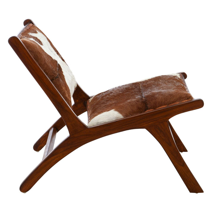 Kristoffer Goat Hide Lounge Chair