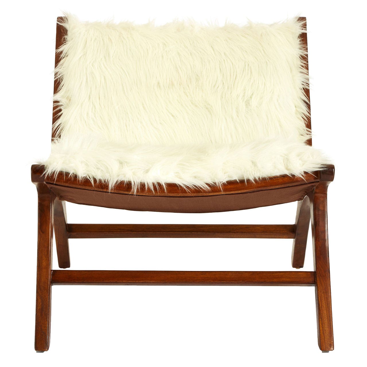 Faux fur lounge online chair