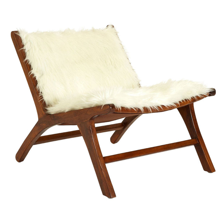 Cassandra Faux Fur Lounge Chair
