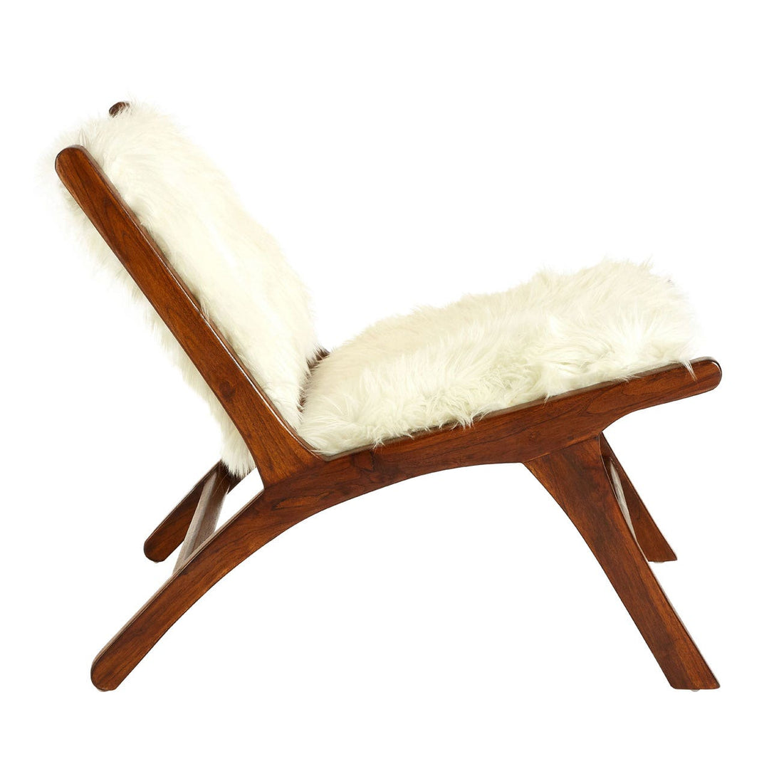 Cassandra Faux Fur Lounge Chair