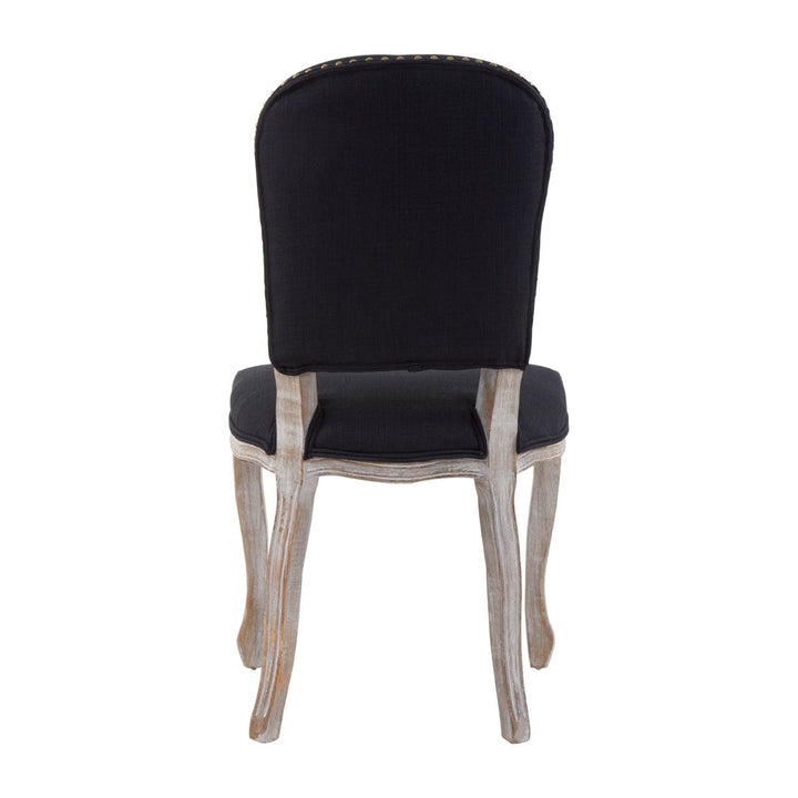 Kensington Townhouse Dining Chair - Black Linen
