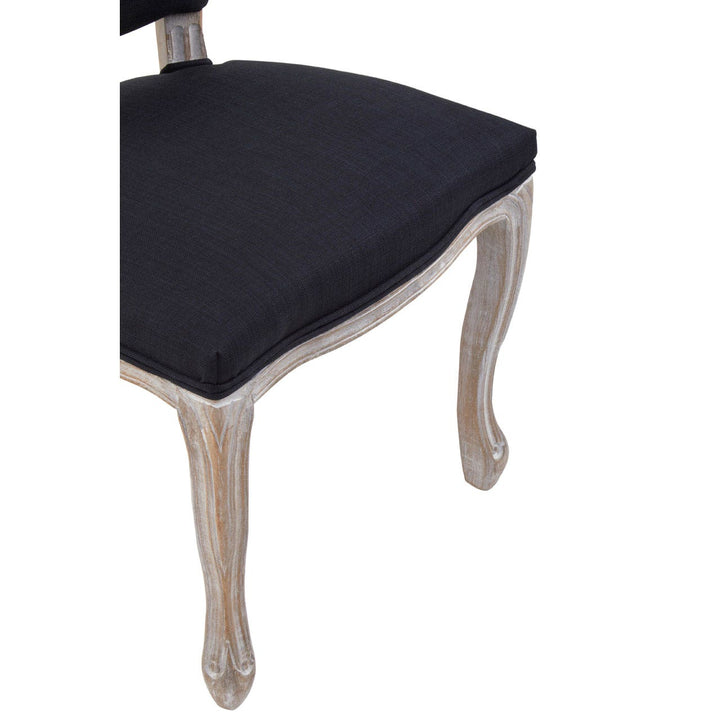 Kensington Townhouse Dining Chair - Black Linen