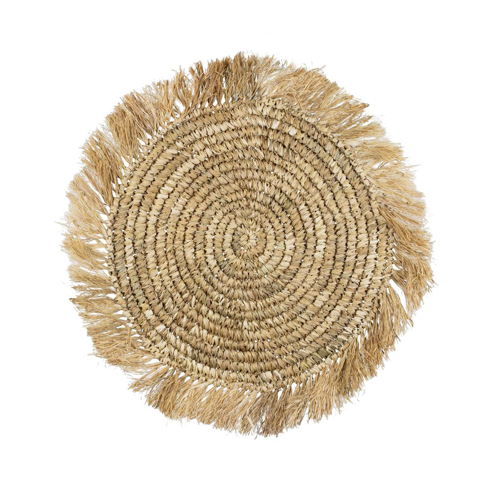 Natural Seagrass Fringe Placemats - Decoralist.com