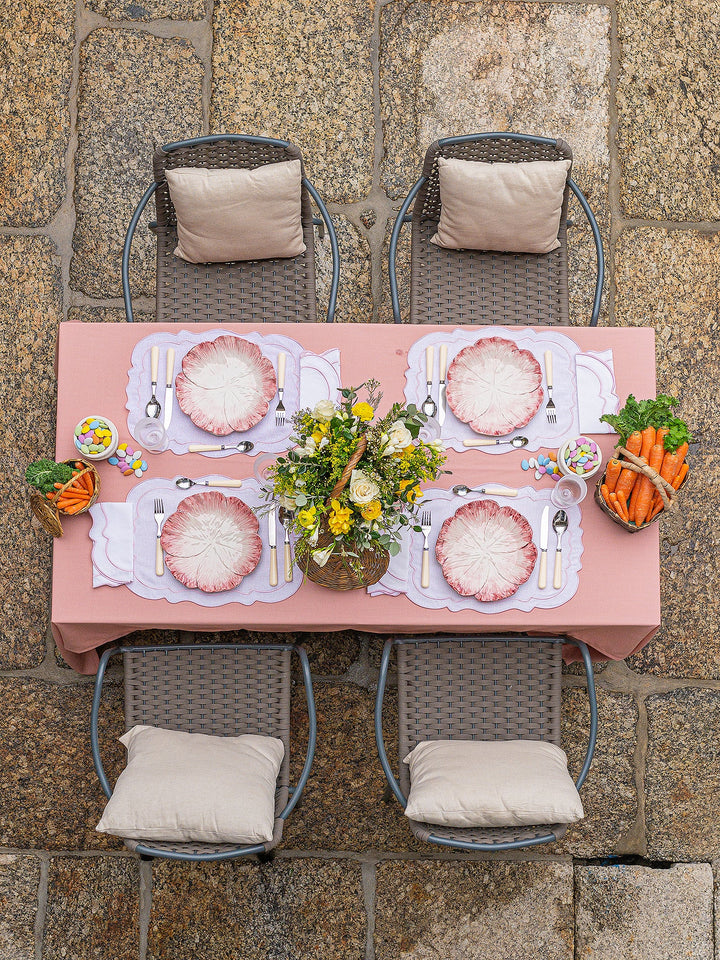 Clou Placemat - White & Pink