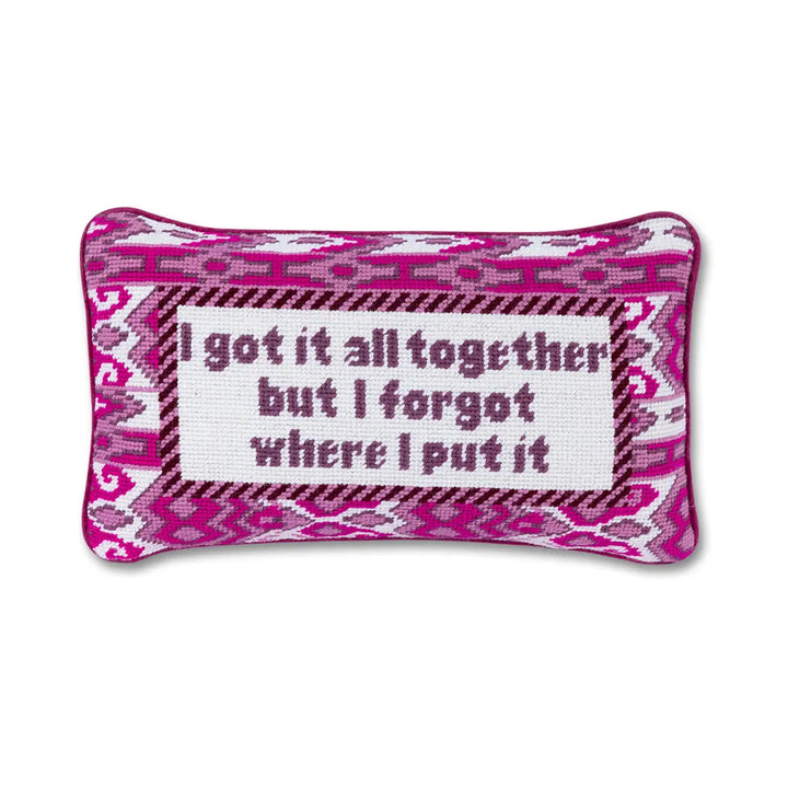 Got It All Together Needlepoint Cushion