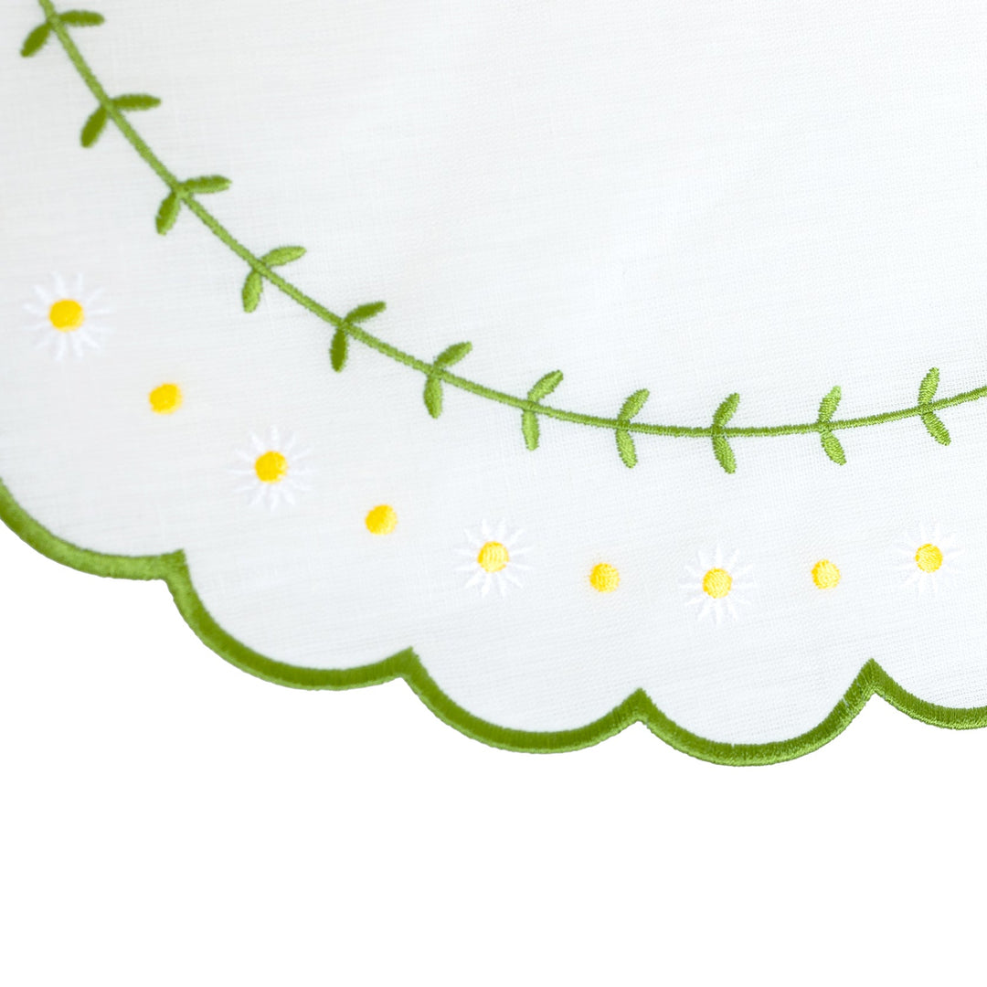 Daisy Embroidered Placemats