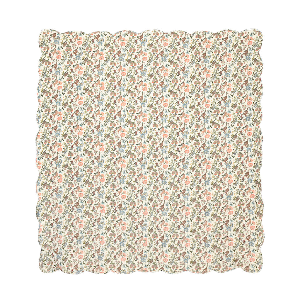 Camp Critters Quilt - Coral