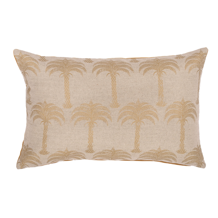 Marrakech Palm Natural Cushion