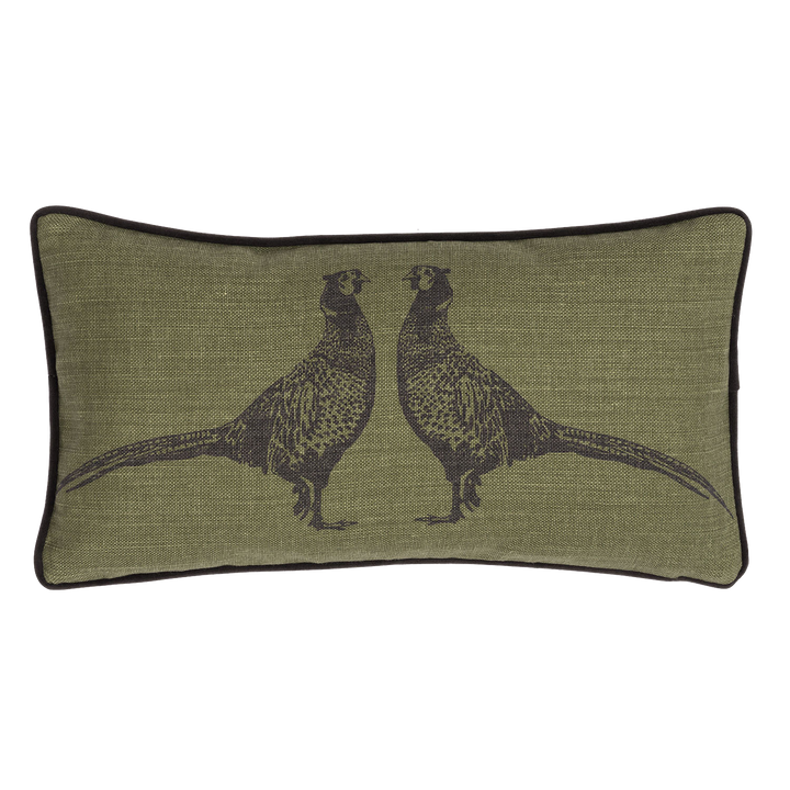 Pheasant Camo Green Cushion