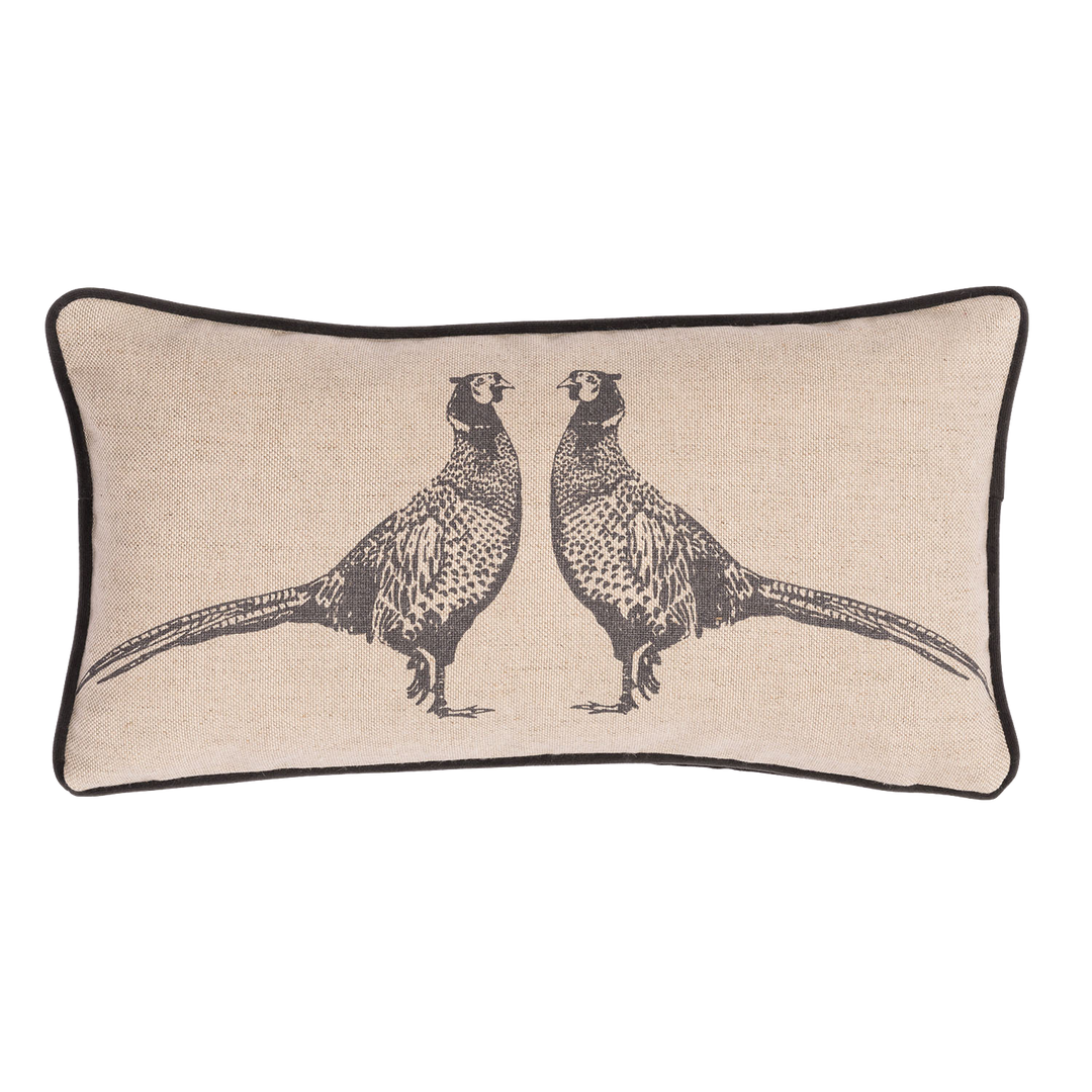 Pheasant Natural Cushion