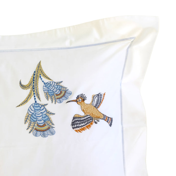 Camp Critters Embroidered Pillow Cases in Tanzanite - Pair