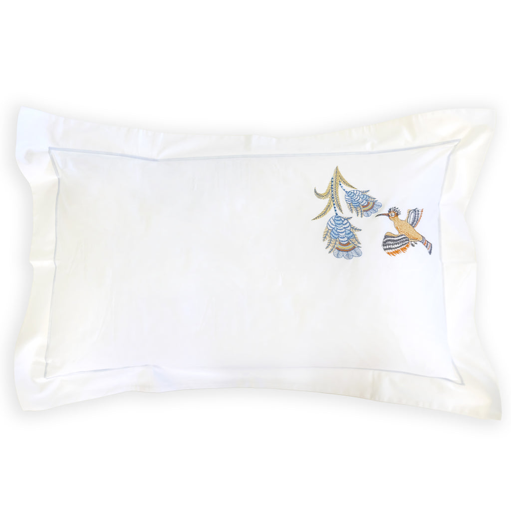 Camp Critters Embroidered Pillow Cases in Tanzanite - Pair