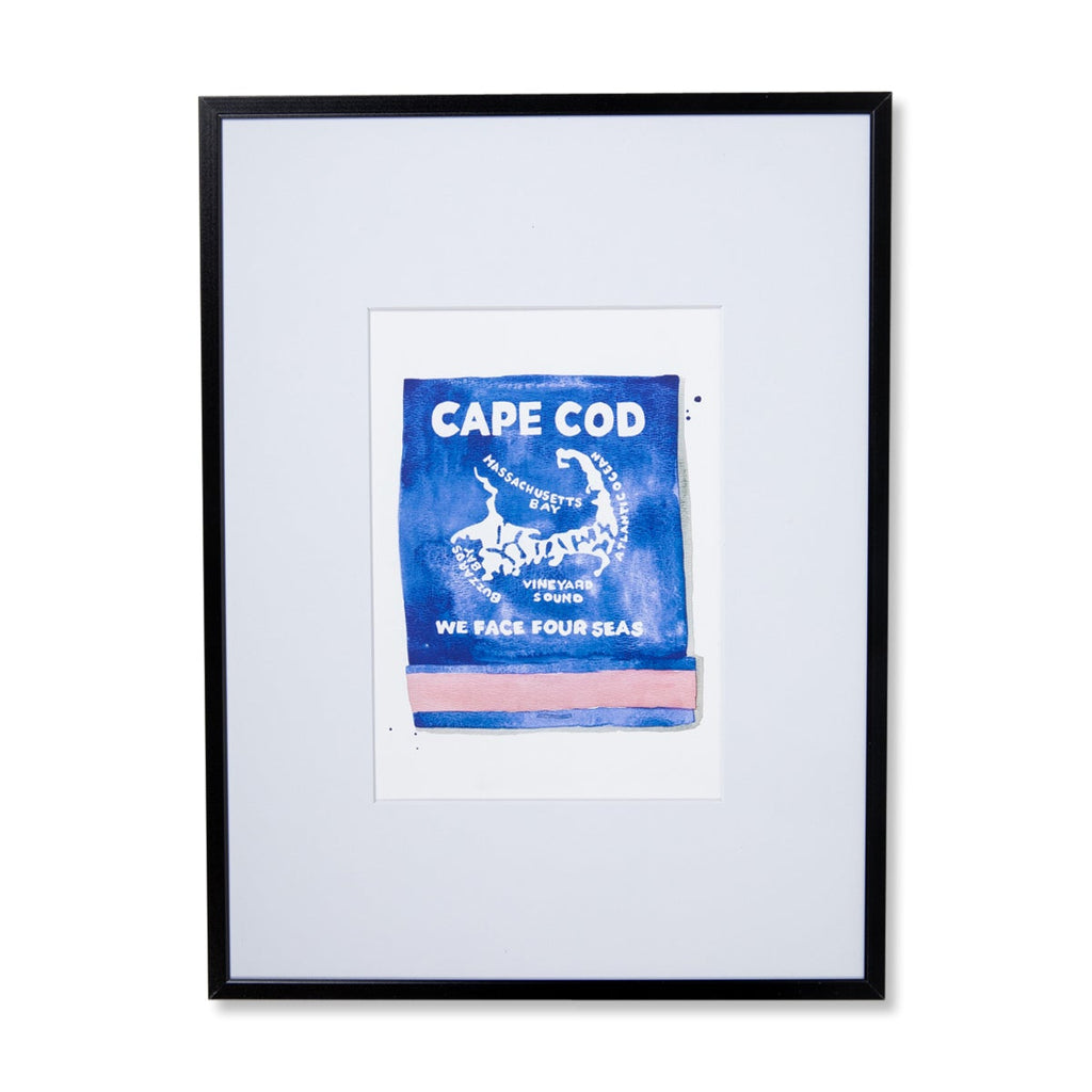 Cape Cod Matchbook Watercolour Print