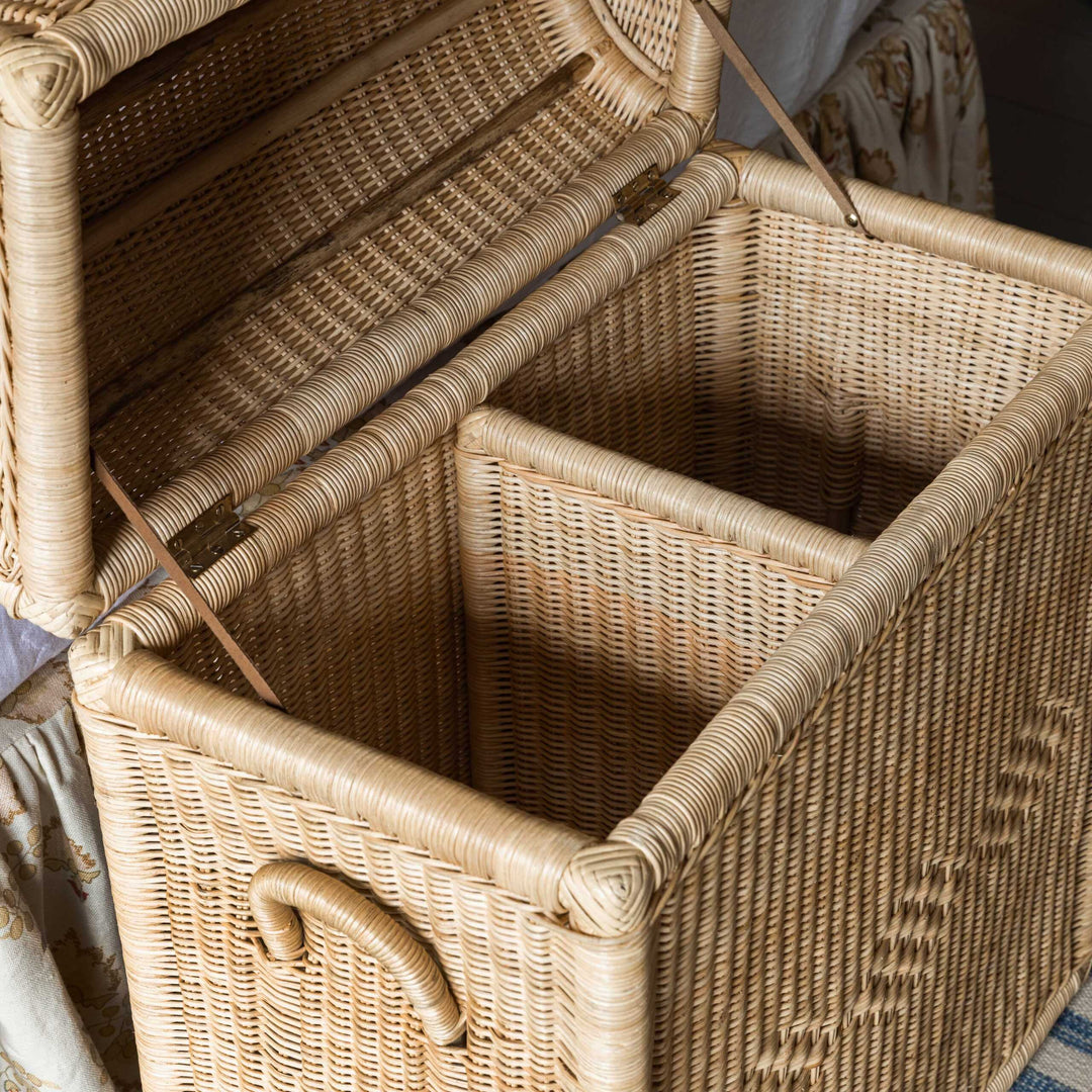 Chest Rattan & Cane Laundry Basket