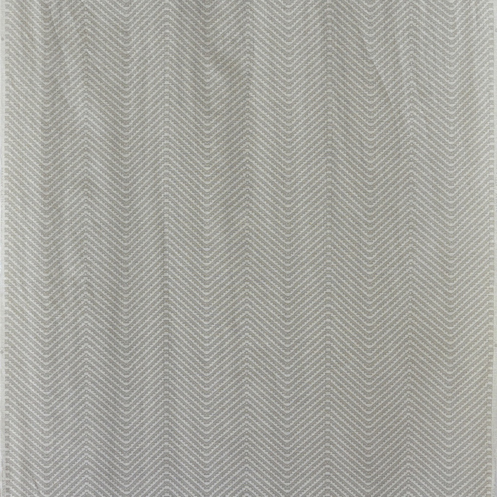 Barneby Gates Chevron Fabric in Feather Grey