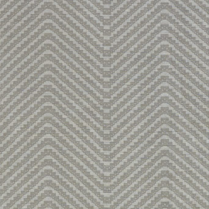 Barneby Gates Chevron Fabric in Feather Grey
