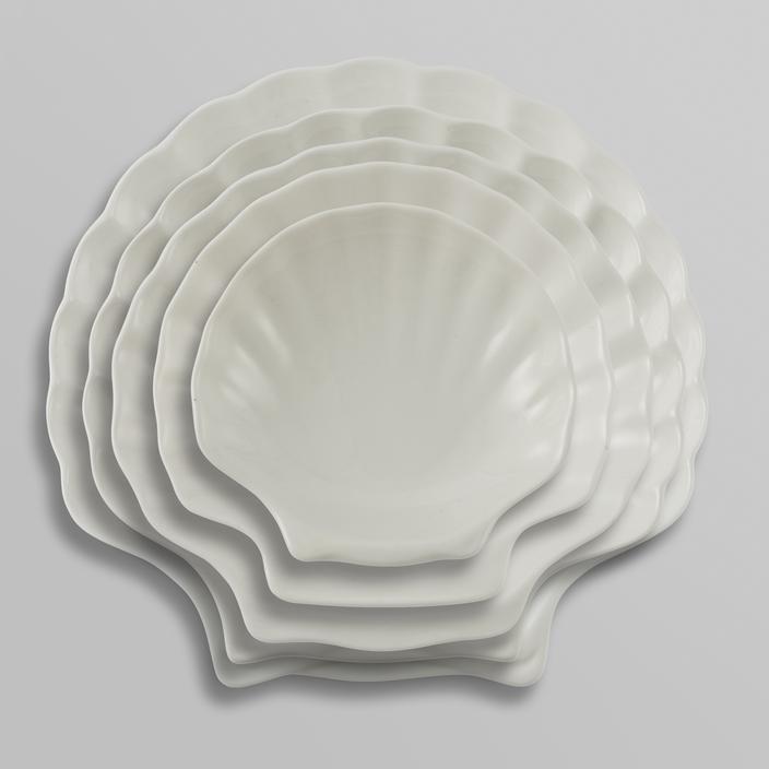 Scallop Shell Porcelain Dishes