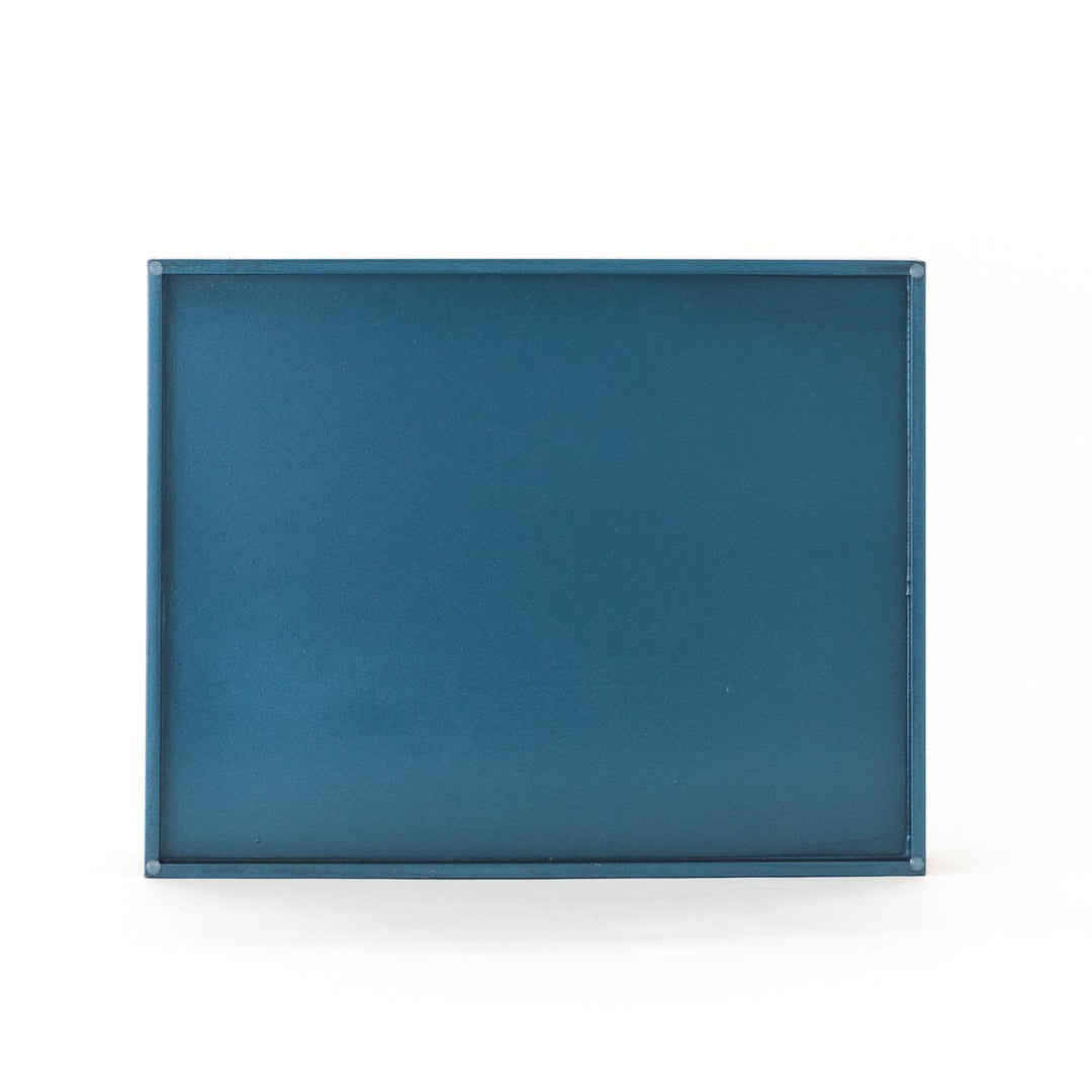 Blue Toile Wooden Serving Tray