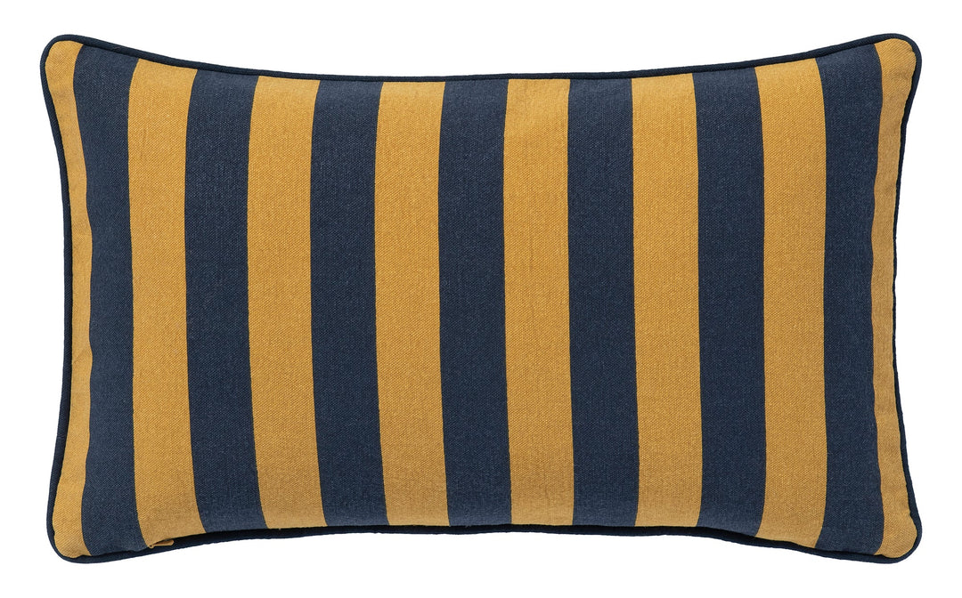 Audrey Double Sided Cushion - Navy & Olive
