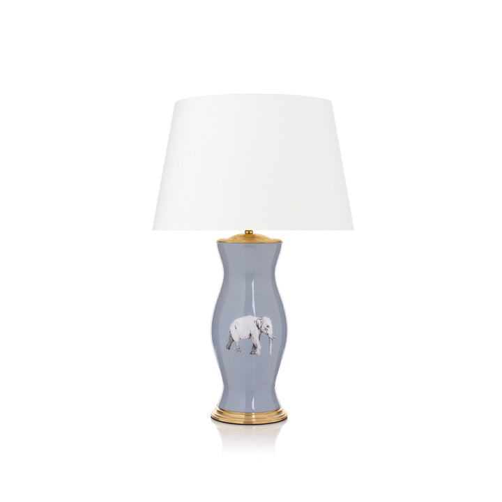 Elephant in The Room Blue Medium Table Lamp