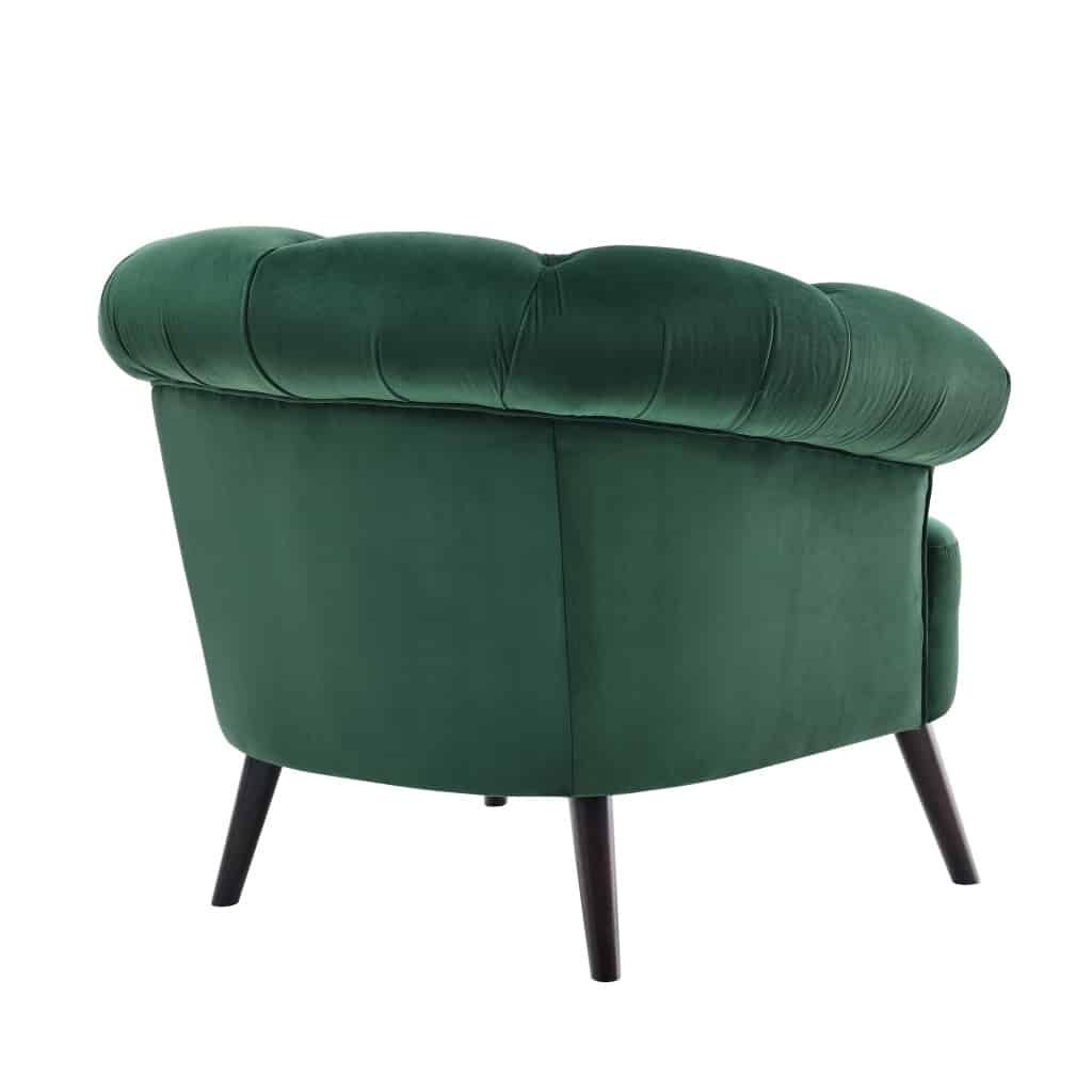 Eversley Emerald Green Velvet Chesterfield Chair