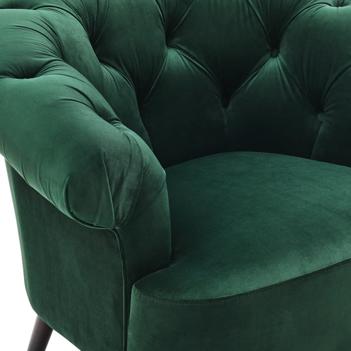 Eversley Emerald Green Velvet Chesterfield Chair