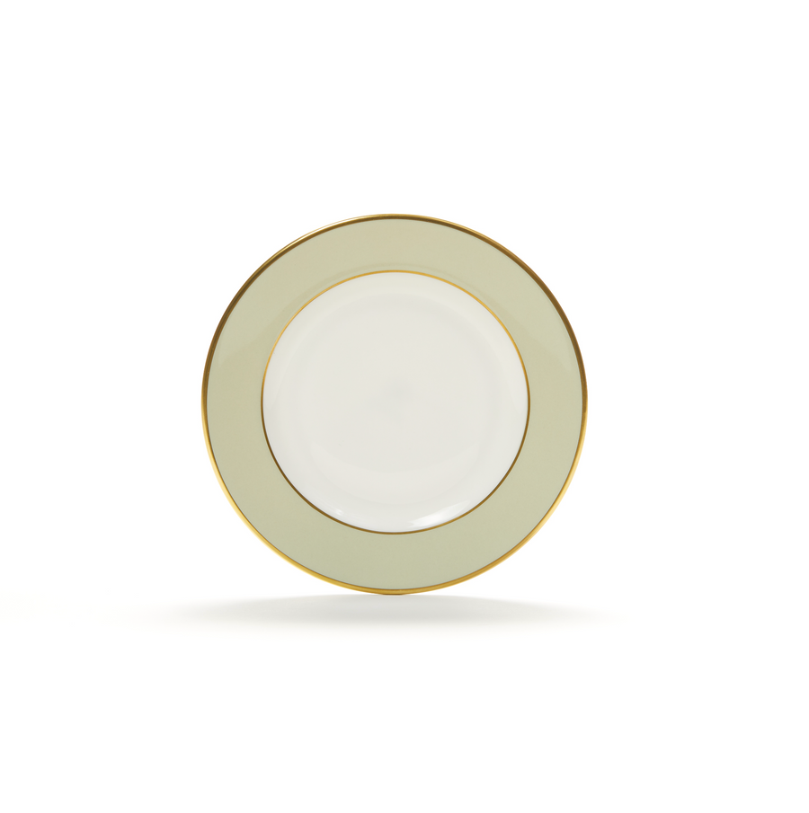 French Grey Gilded Fine Bone China Side Plate
