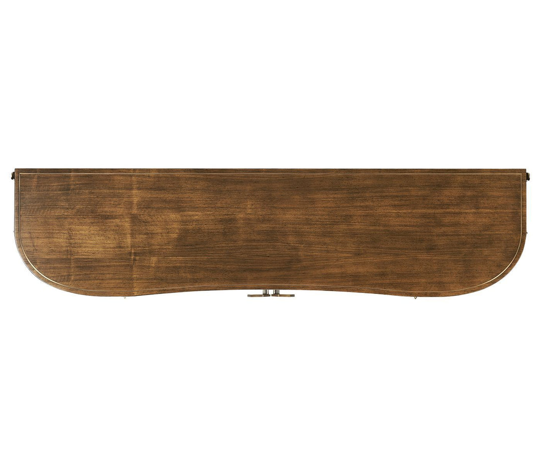 Garonne Walnut Curved Sideboard