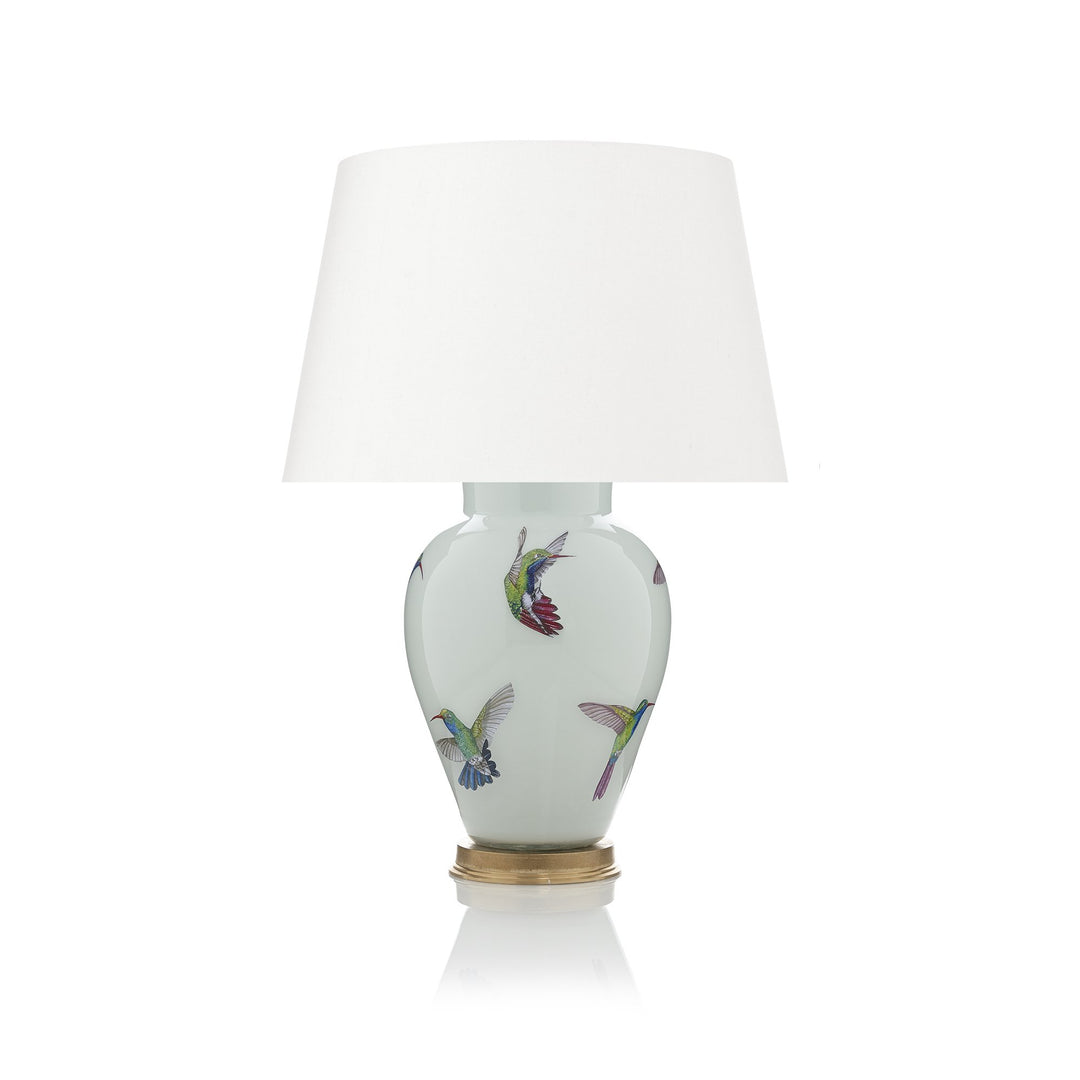 Come Fly With Me Green Large Table Lamp