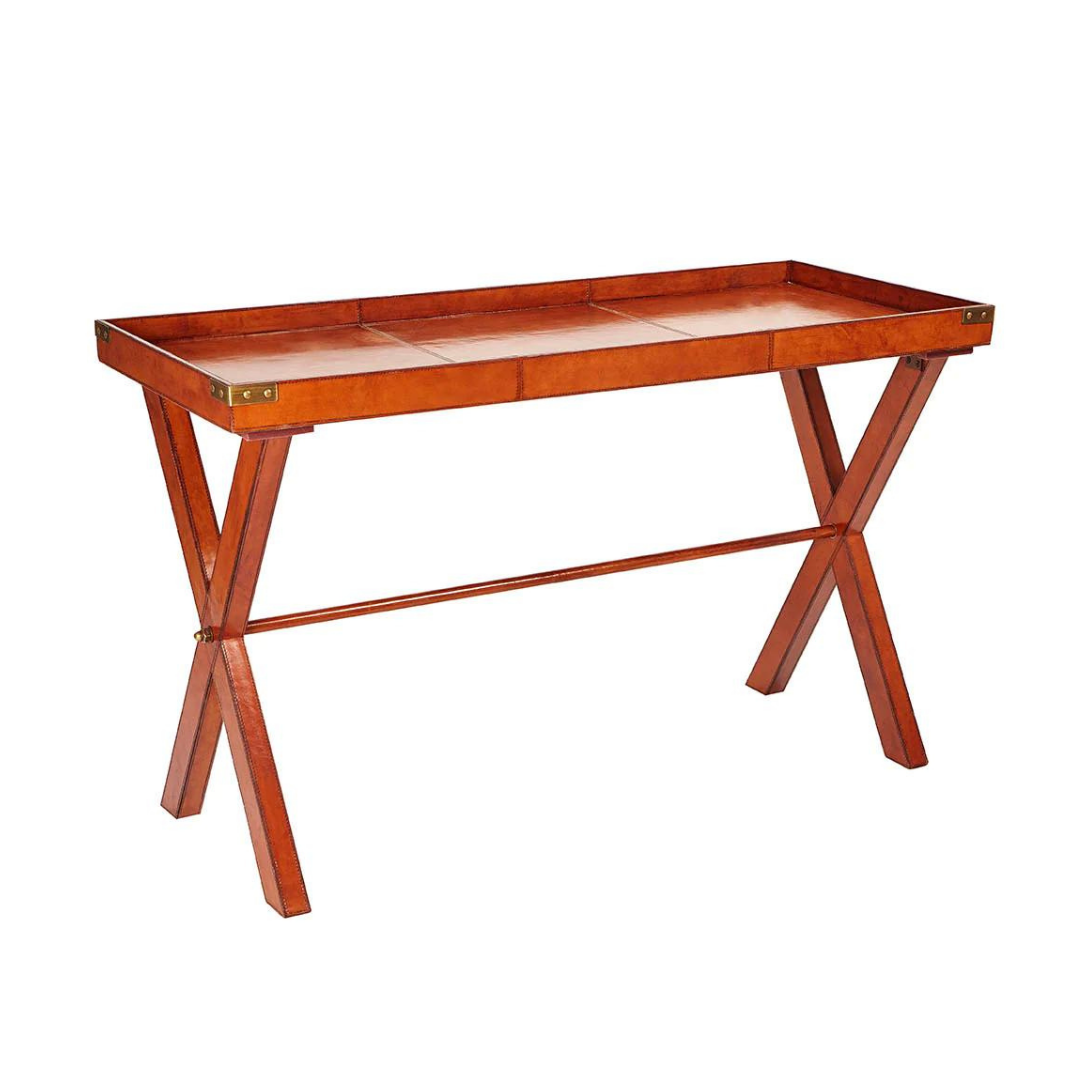 Hampstead Leather Console Table