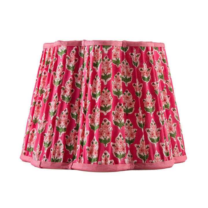 Hot Pink Daisy Fluted Lampshade
