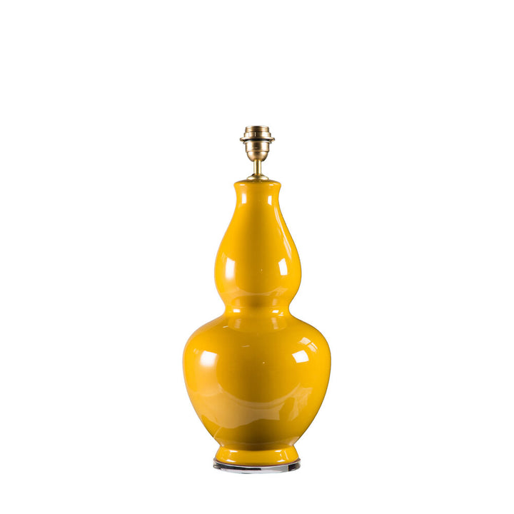 Darcey Ceramic Table Lamp Base - Mustard | KD Loves