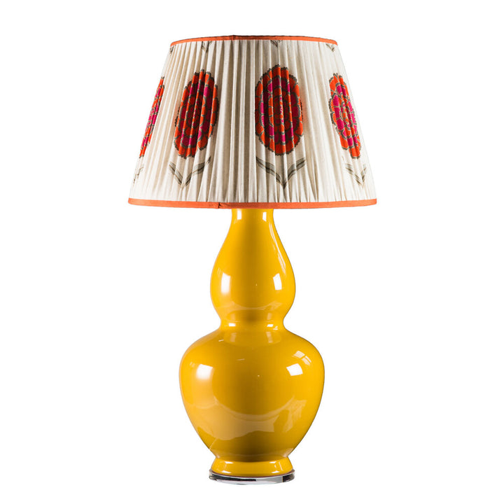 Darcey Ceramic Table Lamp Base - Mustard | KD Loves